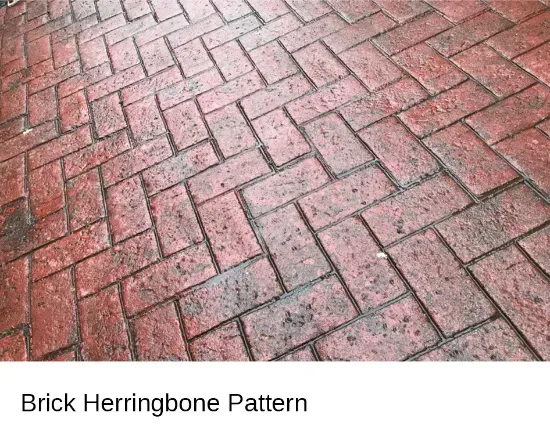Brick Herringbone Pattern
