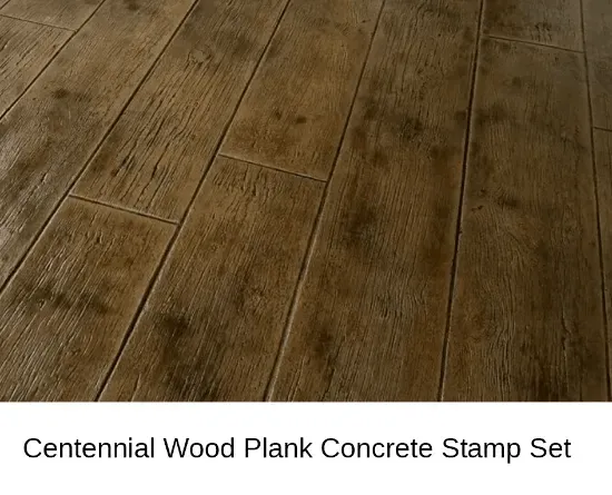 Centennial Wood Plank Concrete Stamp Set