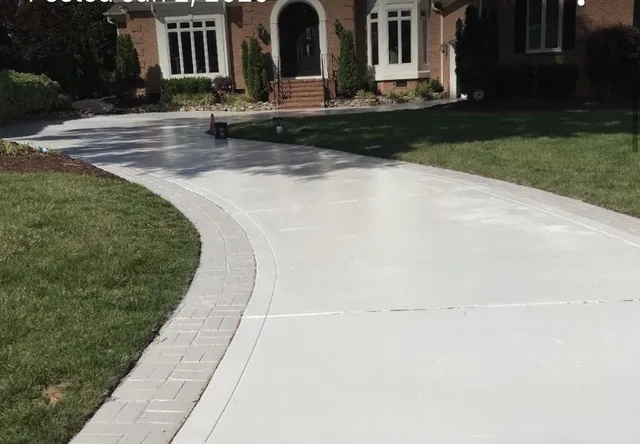 Concrete Driveway Project Completed By Youngblood Waterproofing & Concrete Services