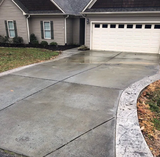 Concrete Driveway Project Completed By Youngblood Waterproofing & Concrete Services