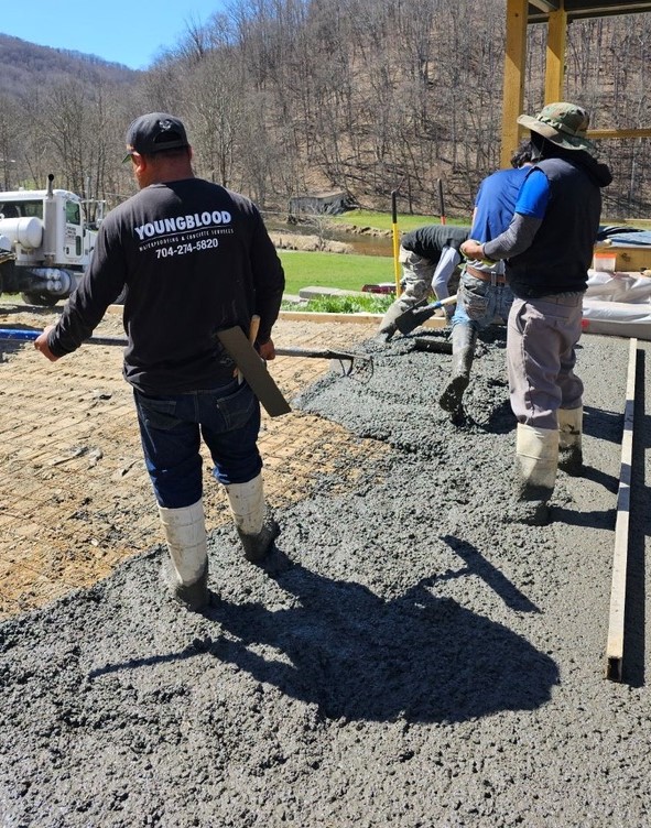 Concrete Pumping By Youngblood Waterproofing & Concrete Services